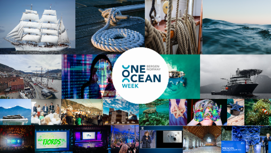 Collage av bilder relatert til One Ocean Week 2024